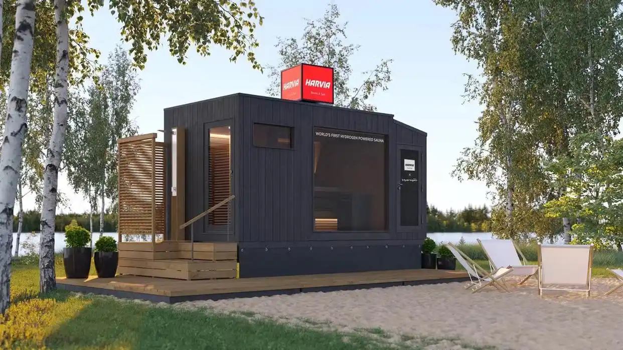Sauna bertenaga hidrogen pertama di dunia melakukan debutnya di Finlandia Rally, dengan Toyota dan Harvia memimpin Revolusi Energi Bersih