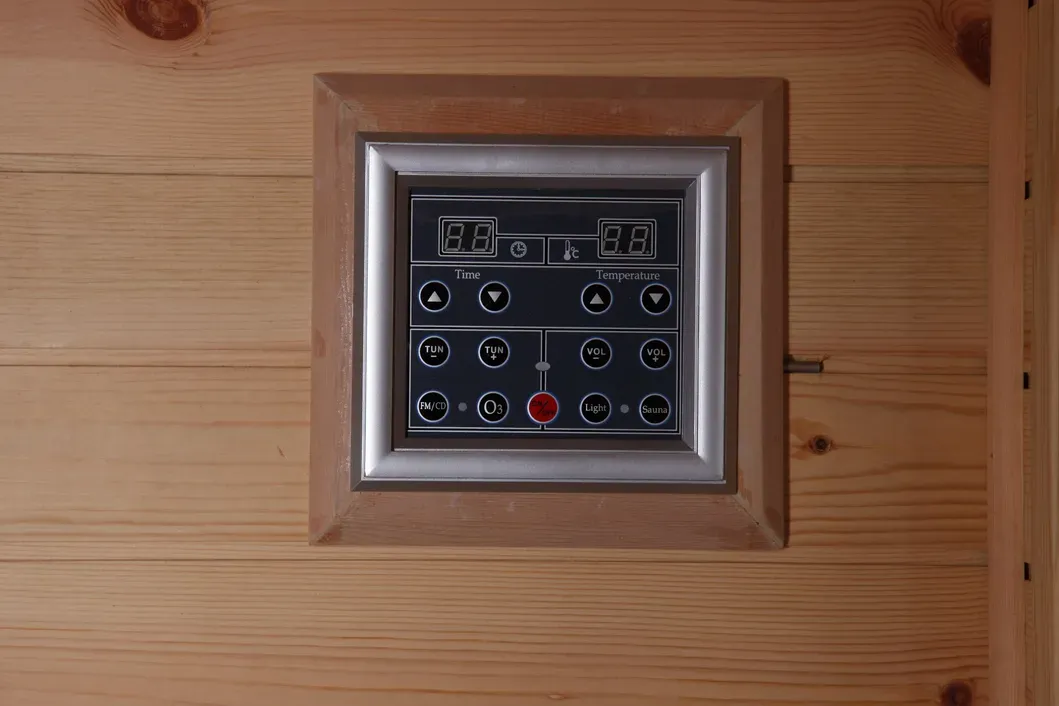 Ruang Sauna Kayu 2 Orang untuk Sauna Inframerah